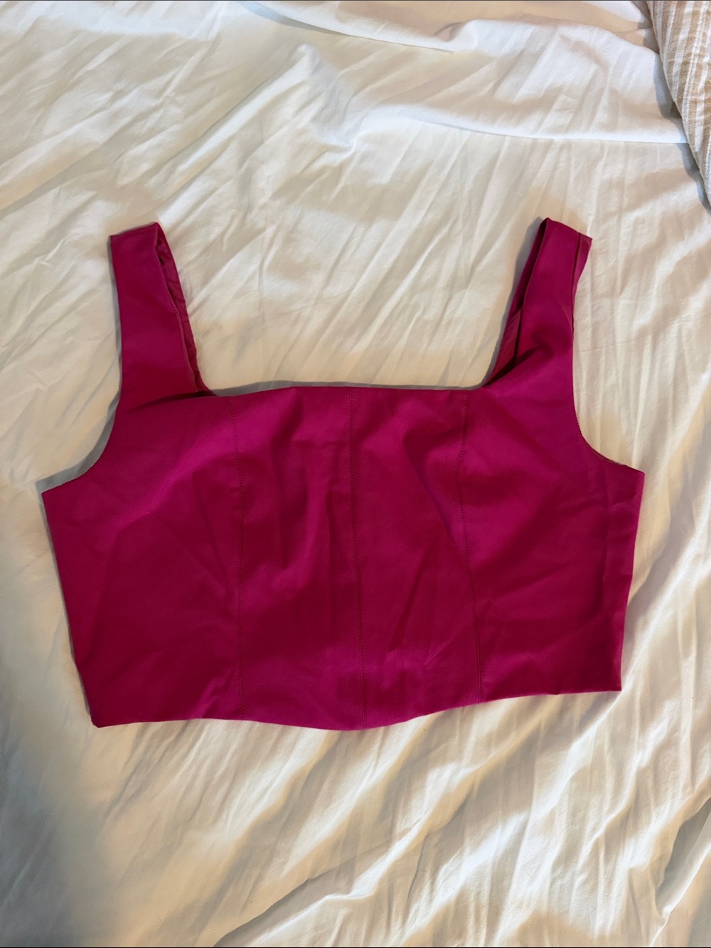 Pink Cropped Corset